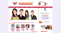 Desktop Screenshot of kimindiainstitute.com